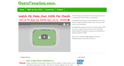 Desktop Screenshot of gurucreation.com